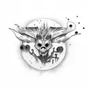 boondocks with a quote  tattoo design idea