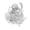 boondocks with a quote  tattoo design idea