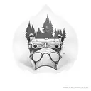 boondocks with a quote  tattoo design idea