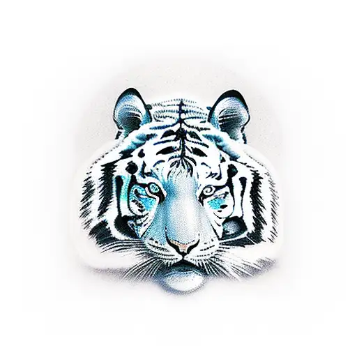 Growling Tiger and Tiger Skull Best Temporary Tattoos| WannaBeInk.com