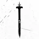Sword tattoo design idea