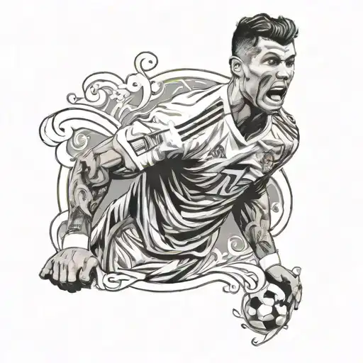 Cristiano Ronaldo tattoo design idea