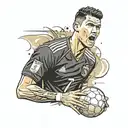 Cristiano Ronaldo tattoo design idea