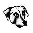 Dog tattoo design idea