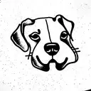 Dog tattoo design idea
