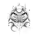 Enki dios sumerio tattoo design idea