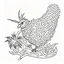 stencil tattoo design idea