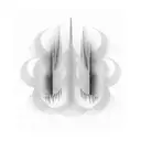 sound waves tattoo design idea