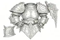 armours tattoo design idea