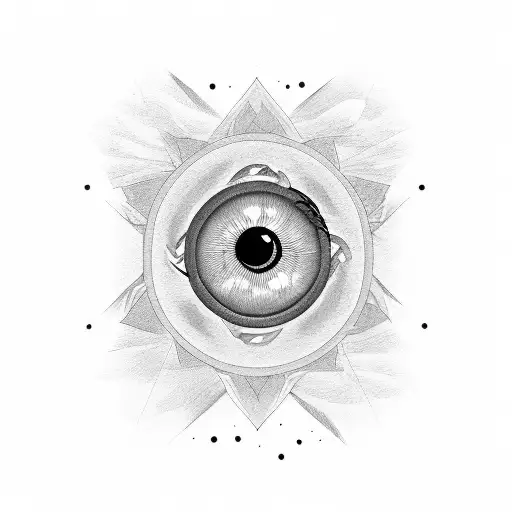 sharingan with 999 around it tattoo design idea