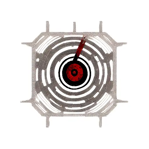 sharingan with 999 around it tattoo design idea
