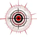 sharingan with 999 around it tattoo design idea