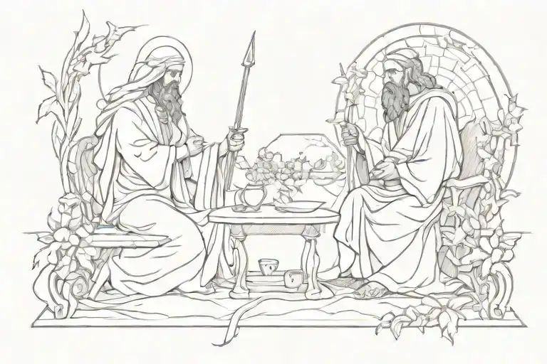 Biblical tattoo design idea