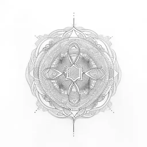 tattoo covering up the word HANNAH with a simple design tattoo design idea