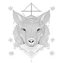 tattoo covering up the word HANNAH with a simple design tattoo design idea