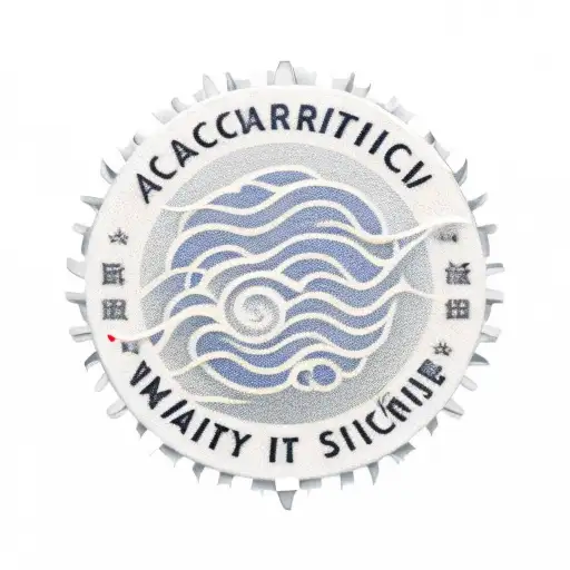 A realistic portrayal of a security badge engulfed in swirling gusts of wind, representing the element of air. tattoo design idea