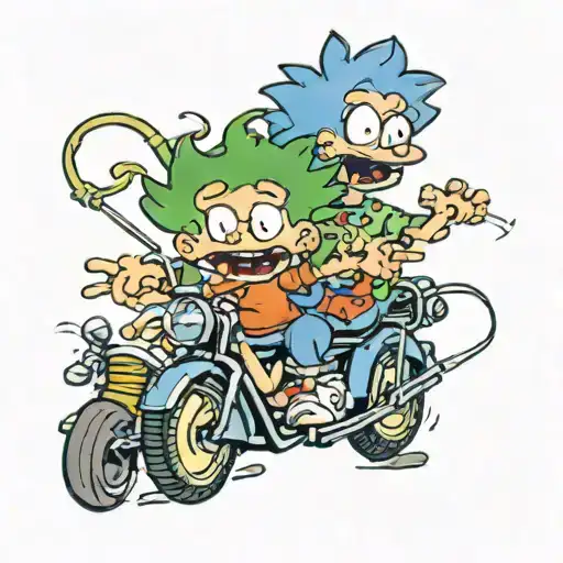 rugrats tattoo design idea