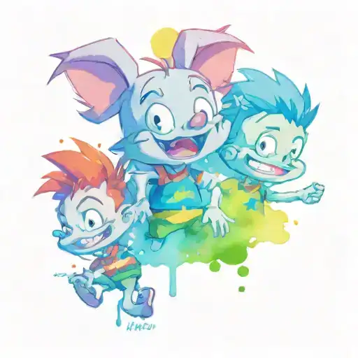 rugrats tattoo design idea