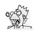 bart simpson as football hooligan tattoo design idea