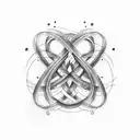Infinity Symbol tattoo design idea