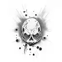 zombie bite tattoo design idea