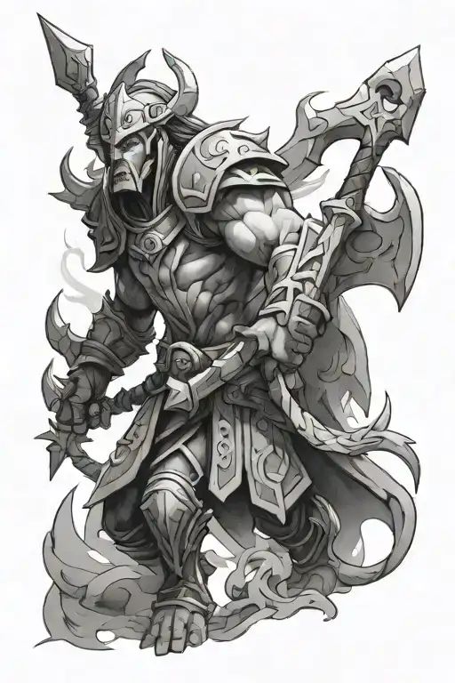 dota 2 tattoo design idea