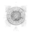 circle of fifths tattoo design idea