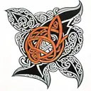 Maori Celtic Knot tattoo design idea
