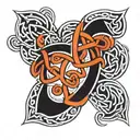 Maori Celtic Knot tattoo design idea