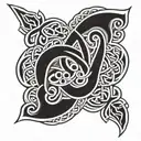 Maori Celtic Knot tattoo design idea