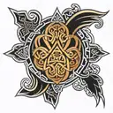 Maori Celtic Knot tattoo design idea