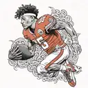 Patrick mahomes tattoo design idea