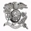 USMC, 0621, radio operator tattoo design idea