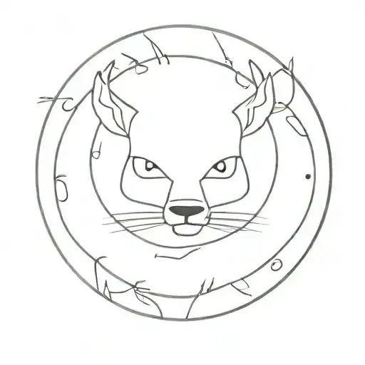 fineline funny tattoo design idea