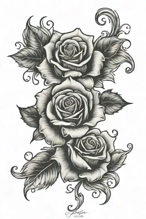 Rose tattoo tattoo design idea