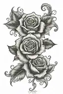 Rose tattoo tattoo design idea