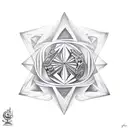 cube tattoo design idea