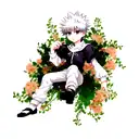 killua zoldyck  tattoo design idea