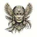 Aztec tattoo design idea