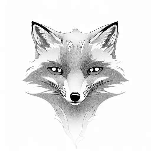 sanmson and the 300 foxes tattoo design idea