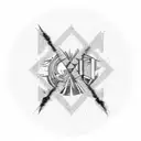 rolling stones logo, with acid tab on tongue, synthwave style, LIVE FAST written above the logo and DIE YOUNG below it tattoo design idea