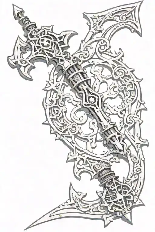 oblivion keyblade kingdom hearts tattoo design idea