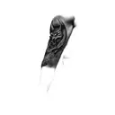 la última lágrima de lucifer  tattoo design idea