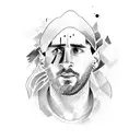 Messi tattoo design idea
