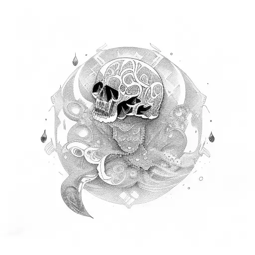 alma muerta  tattoo design idea