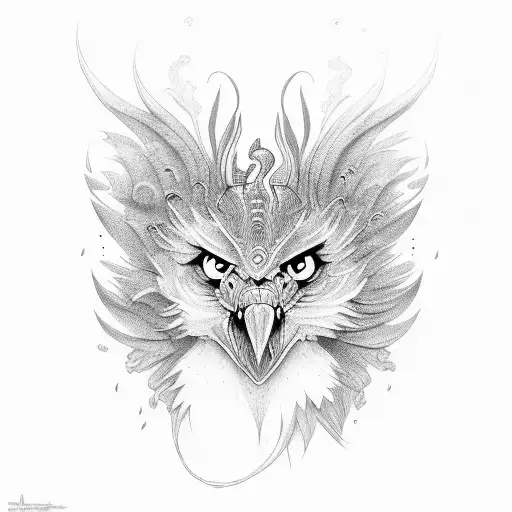 Griffin tattoo design idea