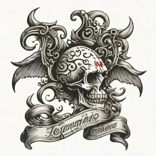 sic semper tyrannis tattoo design idea