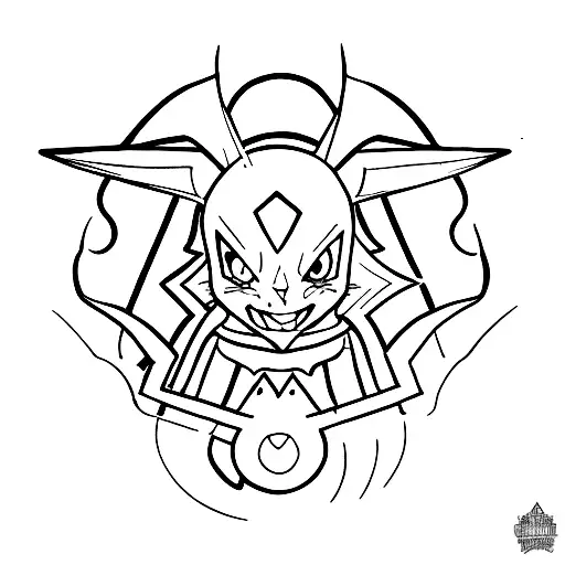 kadabra pokemon tattoo design idea
