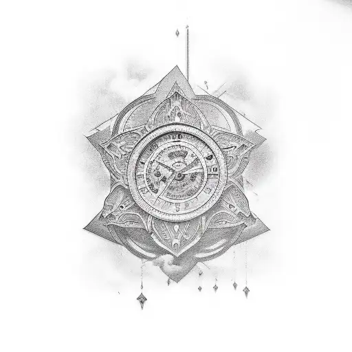 psalms 23:4 with clouds  tattoo design idea