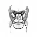 a toucan and a gorilla tattoo design idea